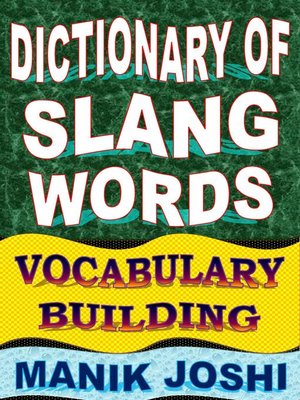 cover image of Dictionary of Slang Words